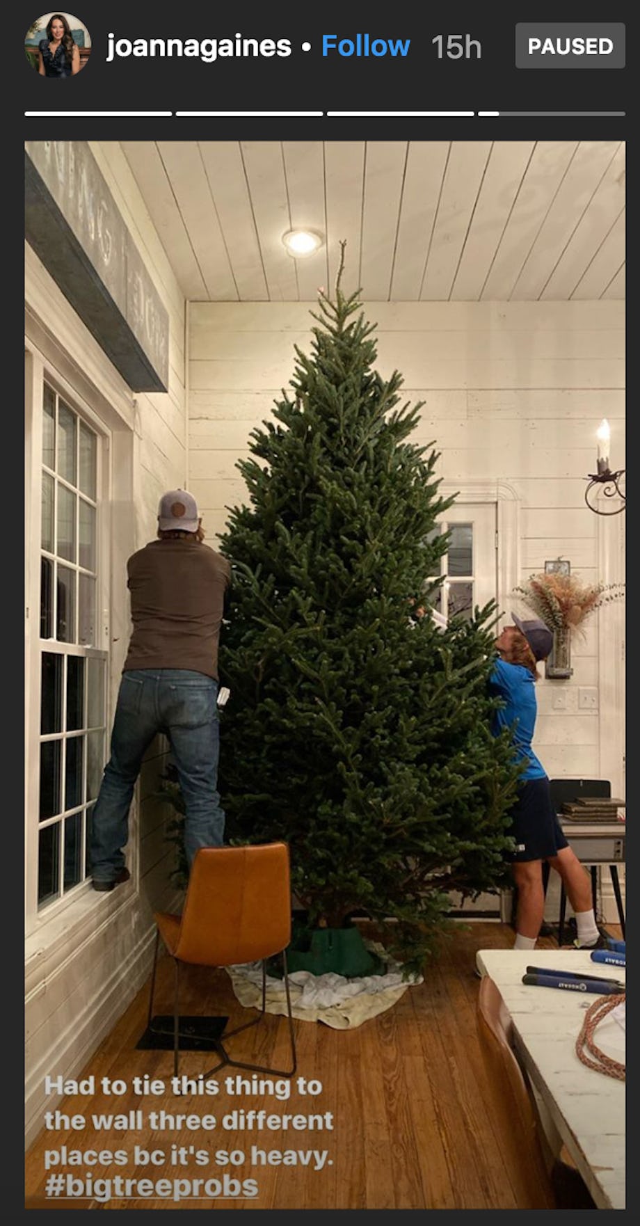 Joanna Gaines' Christmas Tree Is Up Before Thanksgiving & It's Glorious
