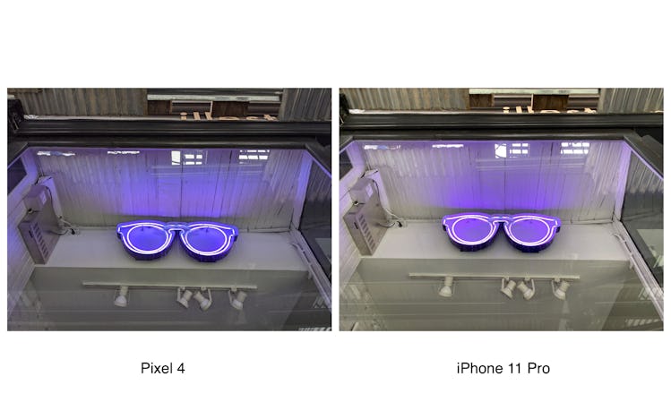Pixel 4 camera comparison with iPhone 11 Pro
