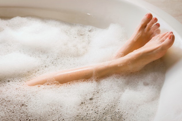 how to get turned on quickly, bubble bath