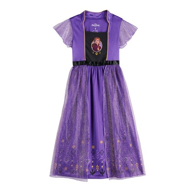 Disney's Frozen 2 Anna Girls 4-8 Fantasy Gown Nightgown