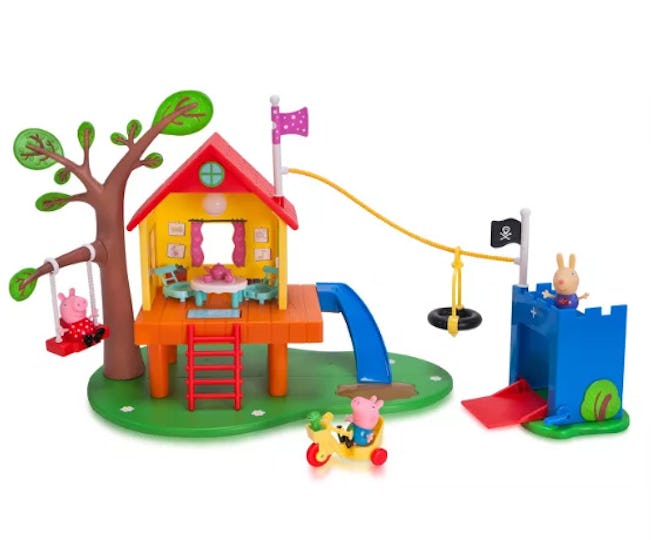 Peppa Pig’s Treehouse and George’s Fort Playset