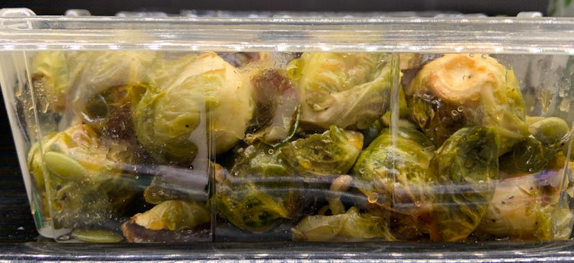 Cider Roasted Brussels Sprouts With Pepitas from Whole Foods