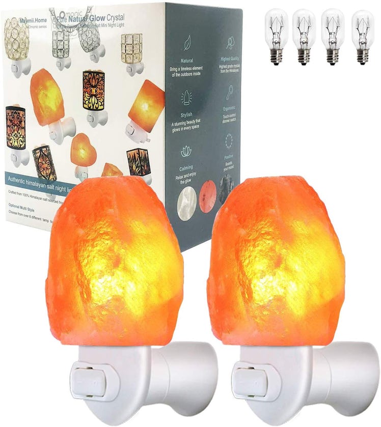 MAYMII·HOME Himalayan Salt Night Light (Set of 2)