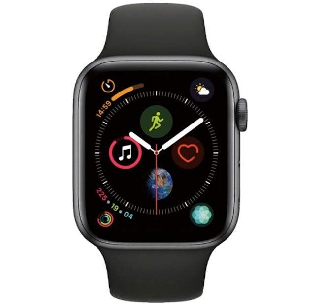 Apple Watch Series 4 (GPS) 44mm Space Gray Aluminum Case with Black Sport Band - Space Gray Aluminum