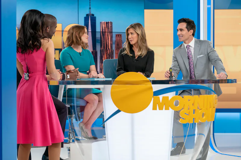 The Morning Show Reveals Why You Should Never Call Your Work Team A Family Bradley attempts to get closer to her colleagues. the morning show reveals why you
