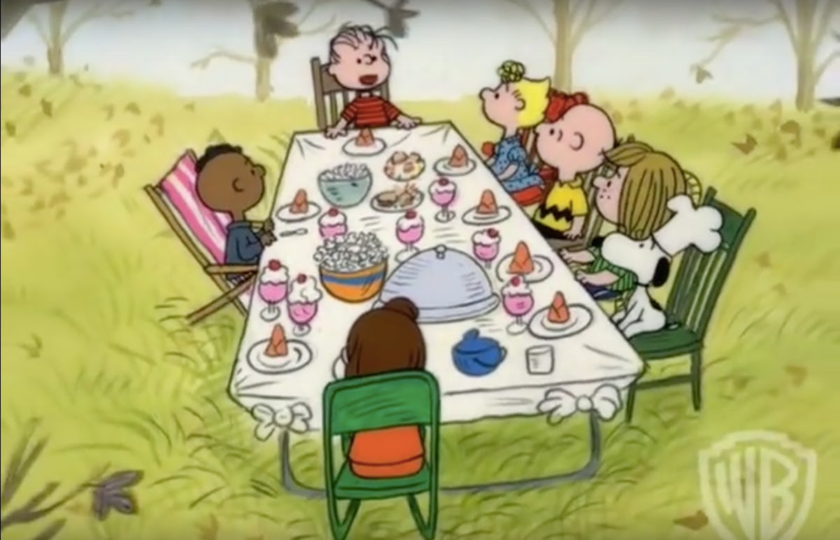 'A Charlie Brown Thanksgiving' is available for streaming after airing on Wednesday
