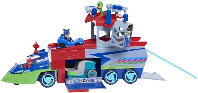 PJ Masks PJ Seeker with Bonus Catboy, Owlette & Gekko Figures - Amazon Exclusive Mailer, Muliticolor