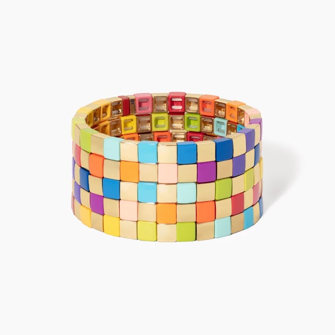Golden Rainbow Bracelet - Set Of Five 
