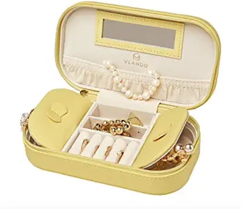 Vlando Travel Tassel Jewelry Box Organizer