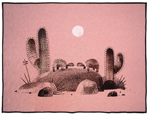 We Found A Hat woven blanket