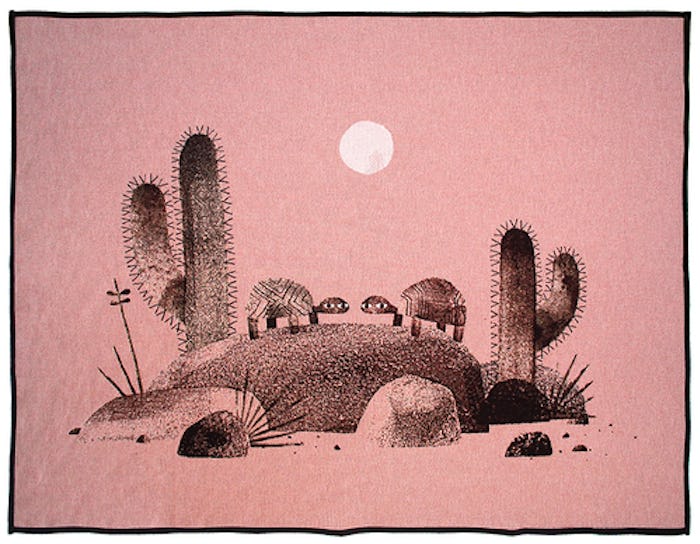 We Found A Hat woven blanket