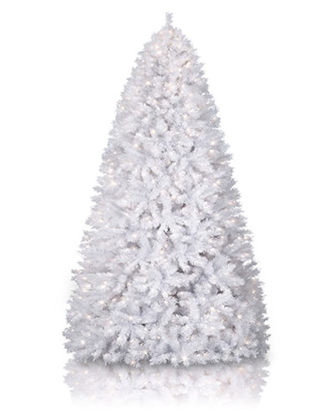 6 Ft. Winter White Christmas Tree with Lights