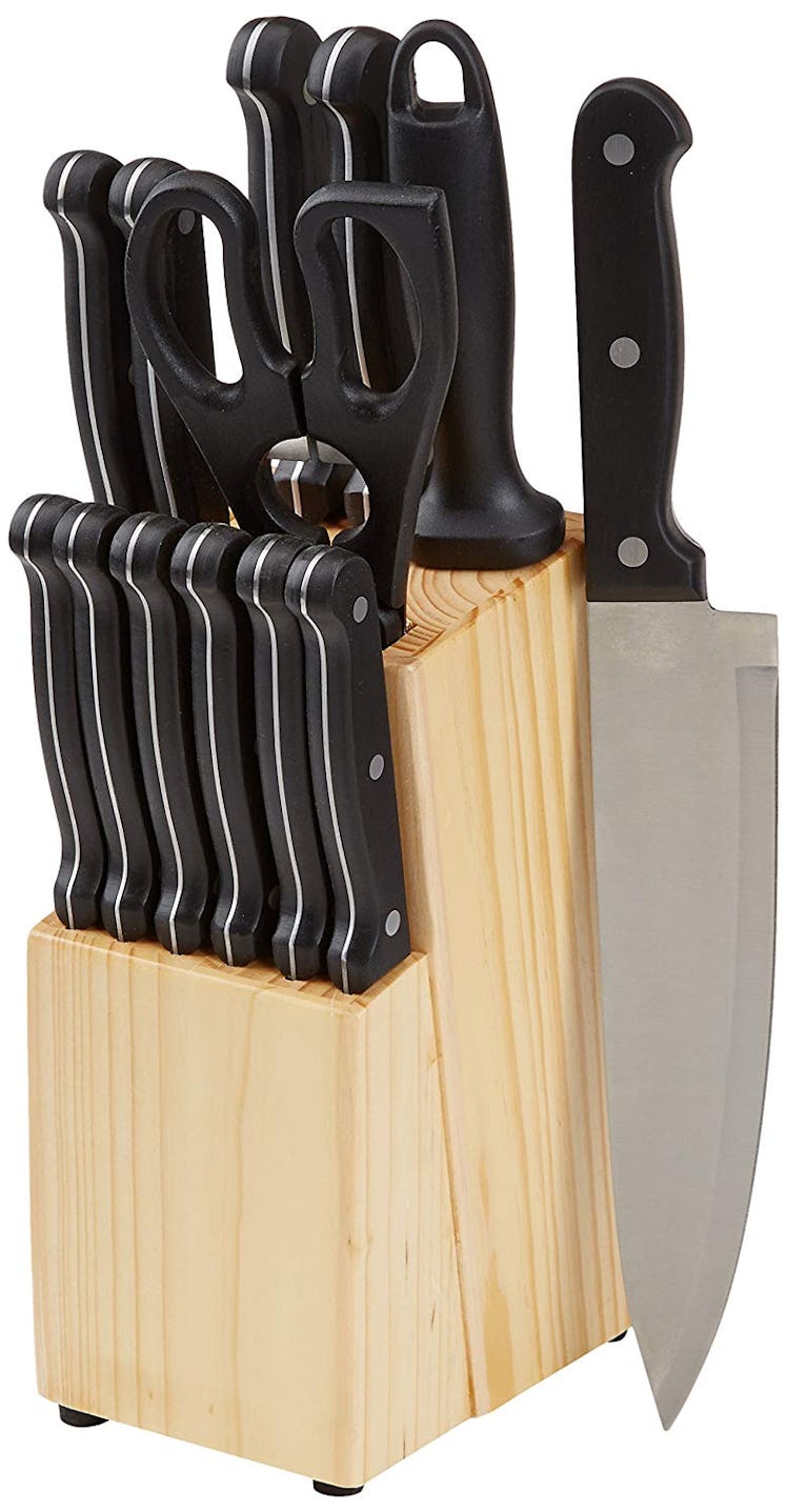 AmazonBasics Kitchen Knife Set 