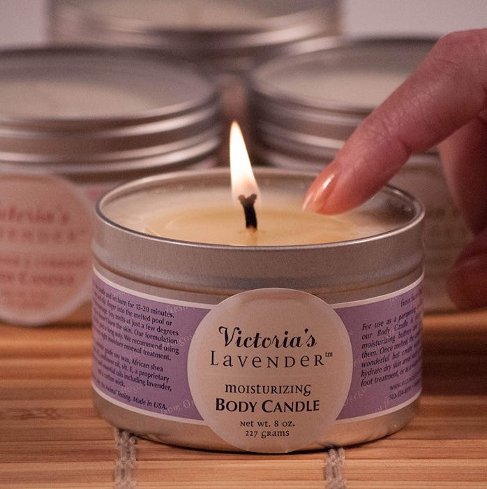 Victoria's Lavender Moisturizing Massage Candle