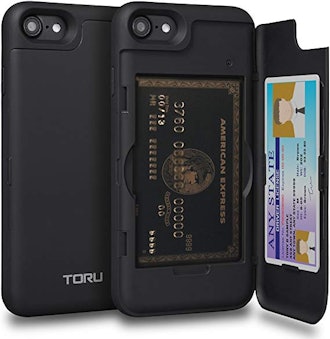 TORU CX PRO iPhone 8 Wallet Case with Hidden Credit Card Holder 