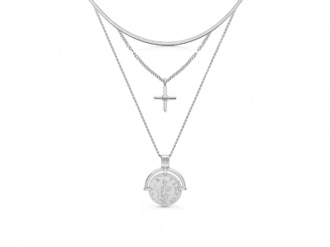Silver Roman Holiday Necklace Set