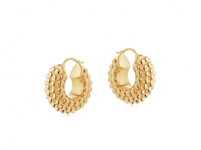 Gold Baya Hoops