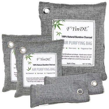 KoolerThings Bamboo Charcoal Air Purifying Bags (5-Pack)