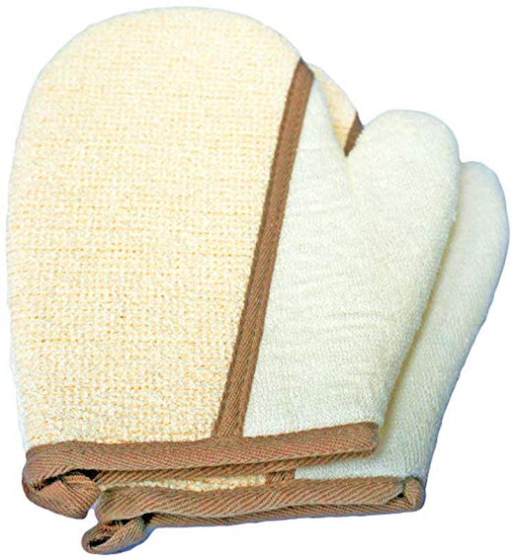 Tang Karrey Exfoliating Cotton Gloves (2 pack)