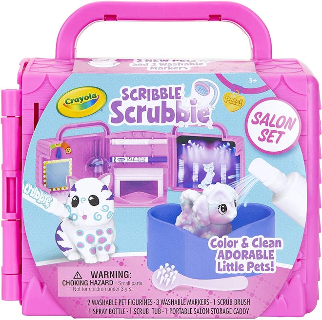 Crayola Scribble Scrubbie Pets Salon Animal Toy Set