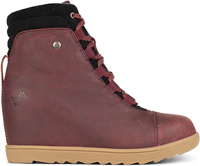 Forsake Alma Women’s Leather Wedge Water-Resistant Boot