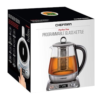 Chefman PerfecTea Programmable Electric Glass Kettle