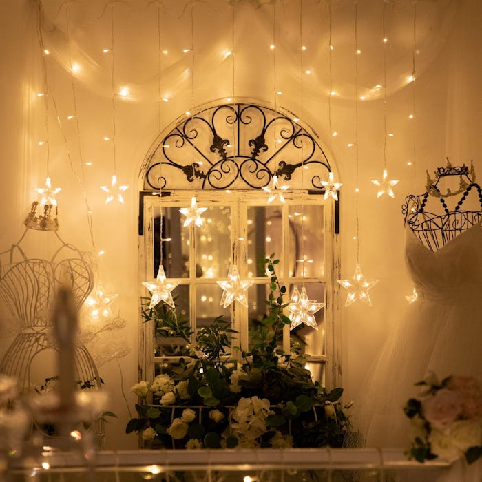 YINUO LIGHT Star Curtain String Lights 