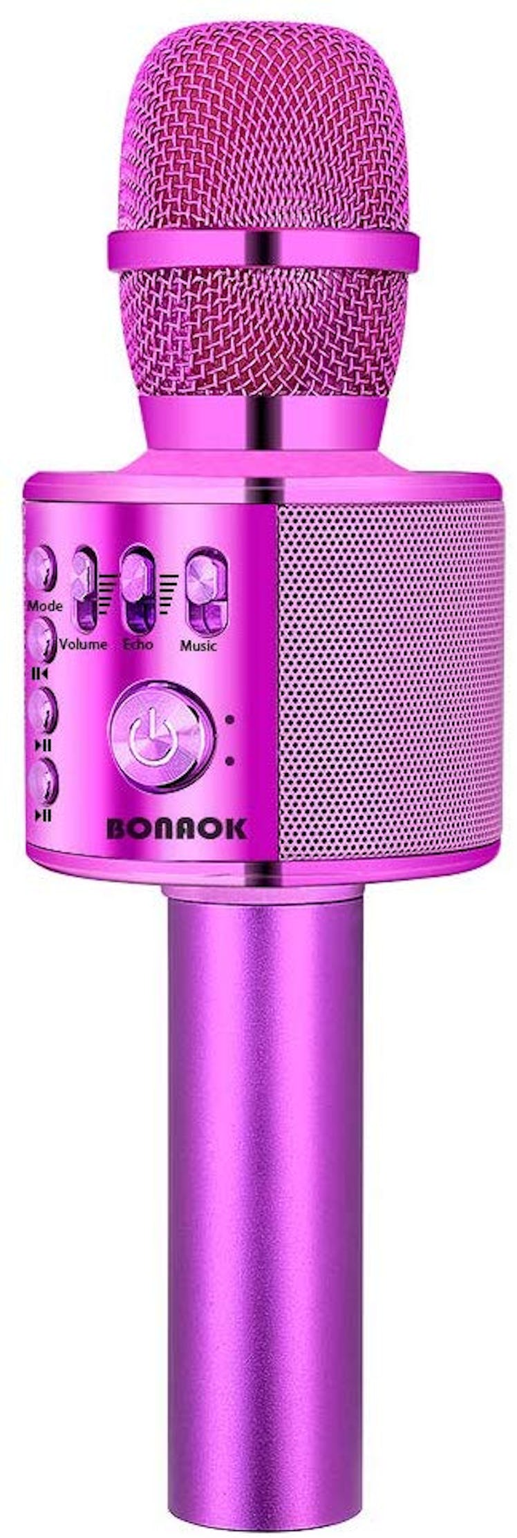 BONAOK Wireless Bluetooth Karaoke Microphone