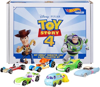 Hot Wheels Toy Story 4 Bundle Vehicles, 6 Pack (Amazon Exclusive)