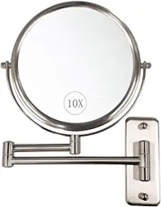 ALHAKIN Wall Mounted Makeup Mirror