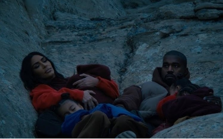 Kanye West’s “Closed On Sunday” music video stars the Kardashians.