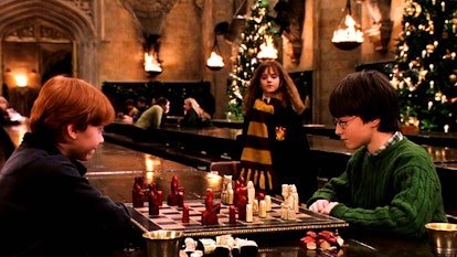 living chess in 'Harry Potter'