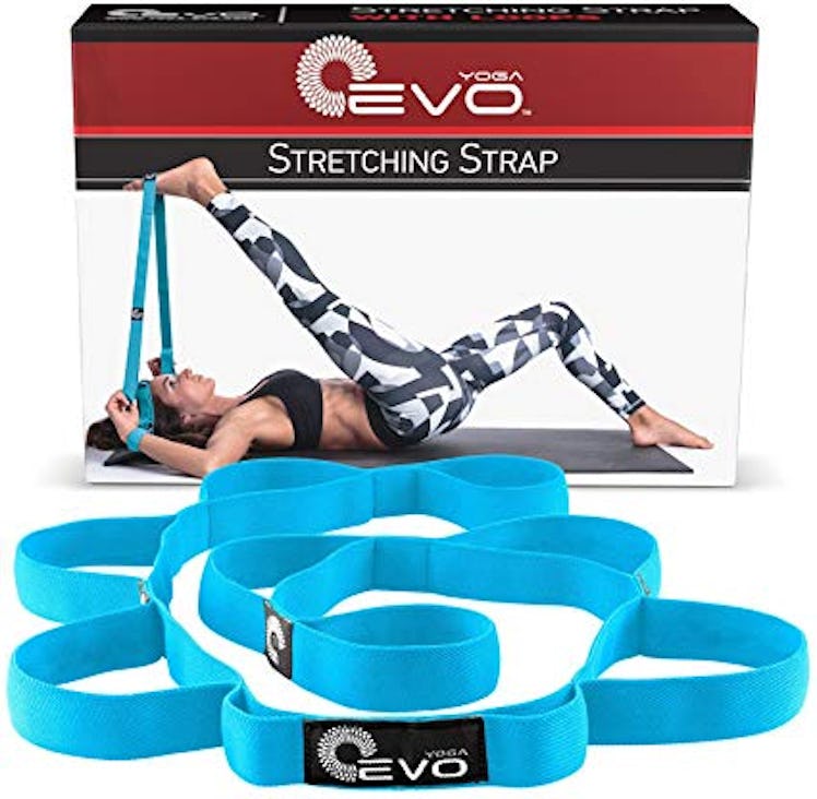  Yoga EVO Strap with Loops for Stretching