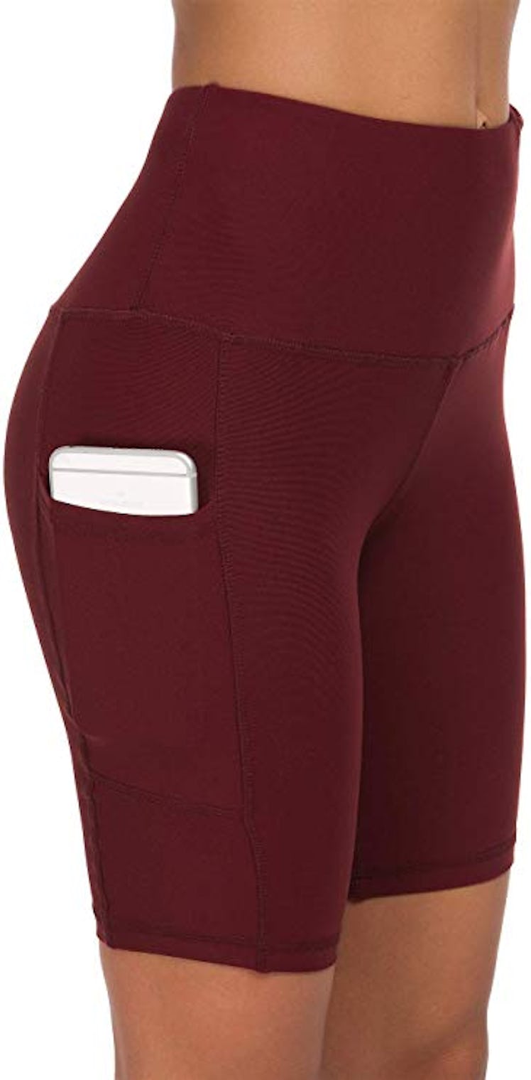 Custer's Night High Waist Out Pocket Yoga Short 