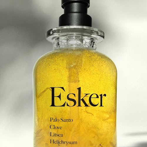 Esker's new Calendula Hand Cleanser in bottle