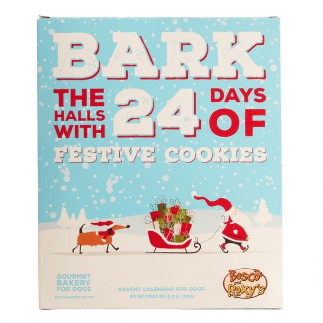 Bosco & Roxy's Bark The Halls Dog Treat Advent Calendar