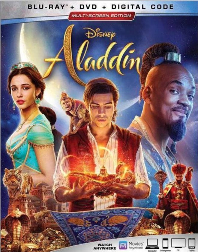 Aladdin (Live Action) Blu-Ray+DVD+Digital