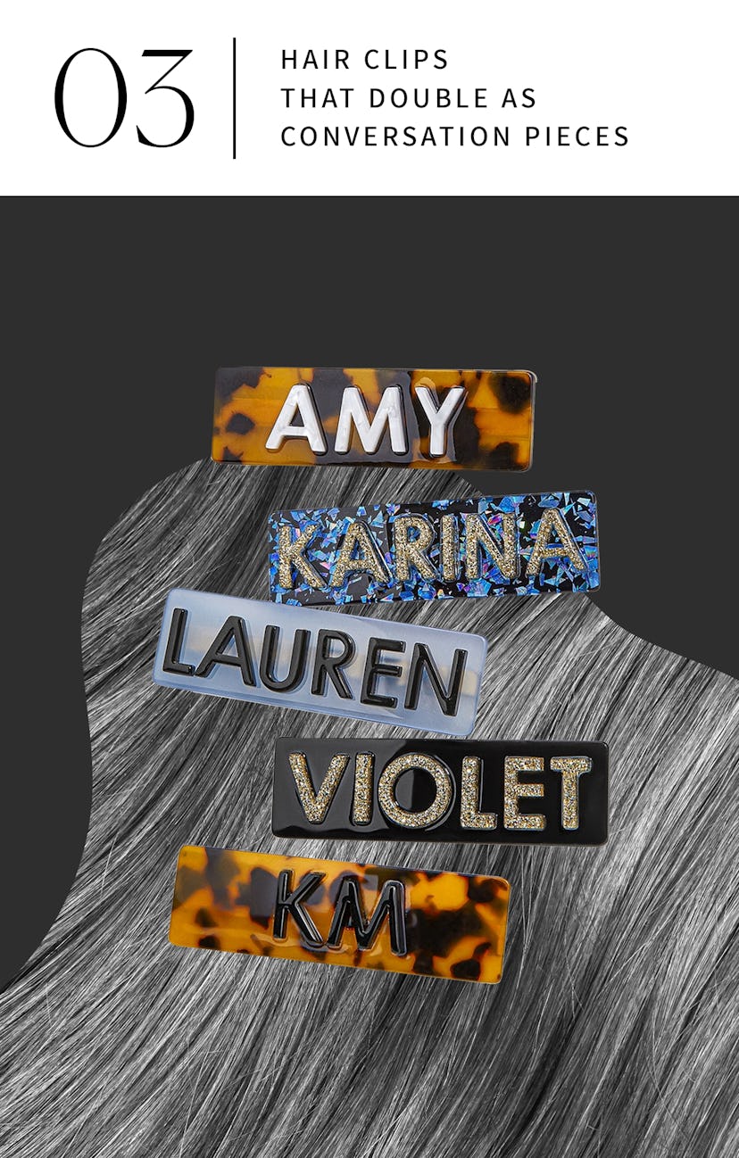 Wide Custom Hair Clip 