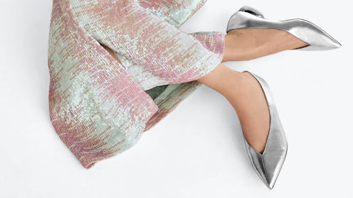 Swap your heels for these festive flat shoes straight from the high street