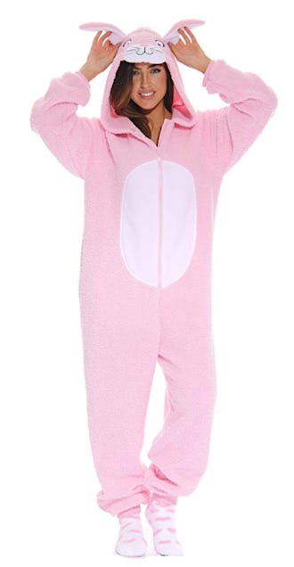 Bunny christmas story suit ralphie pajama pajamas pink costumes onesie aunt clara men union deranged easter medium 'A Christmas Story' Ralphie Bunny Pajamas Are Available For The Whole