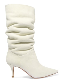 Ida Shearling-Lined Suede Knee Boots