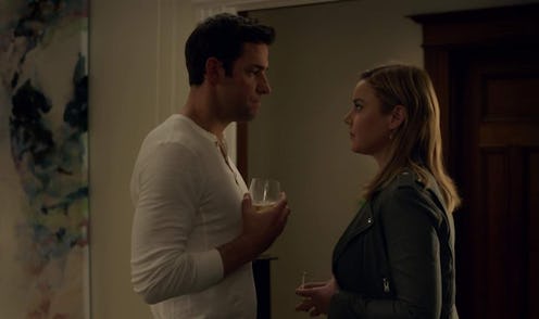 Jack Ryan (John Krasinski) and Dr. Cathy Mueller (Abbie Cornish) share a moment in 'Jack Ryan.'