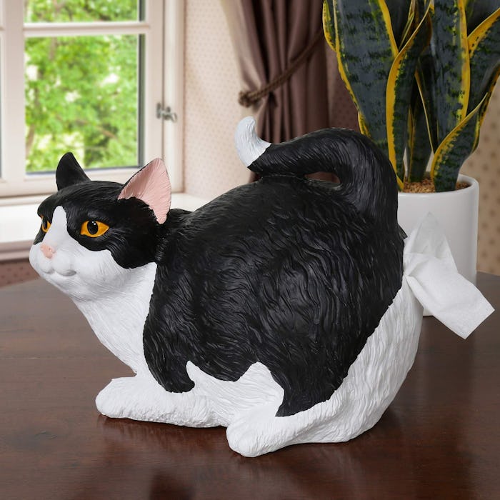 WHAT ON EARTH Cat Butt Tissue Holder