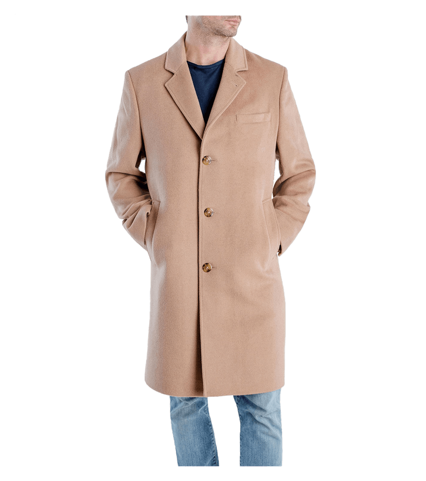 FOG Men's 42" Signature Single Breasted Top Coat