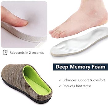 RockDove Men's Original Two-Tone Memory Foam Slipper
