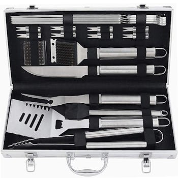 POLIGO 20pcs Barbecue Grill Utensils Kit