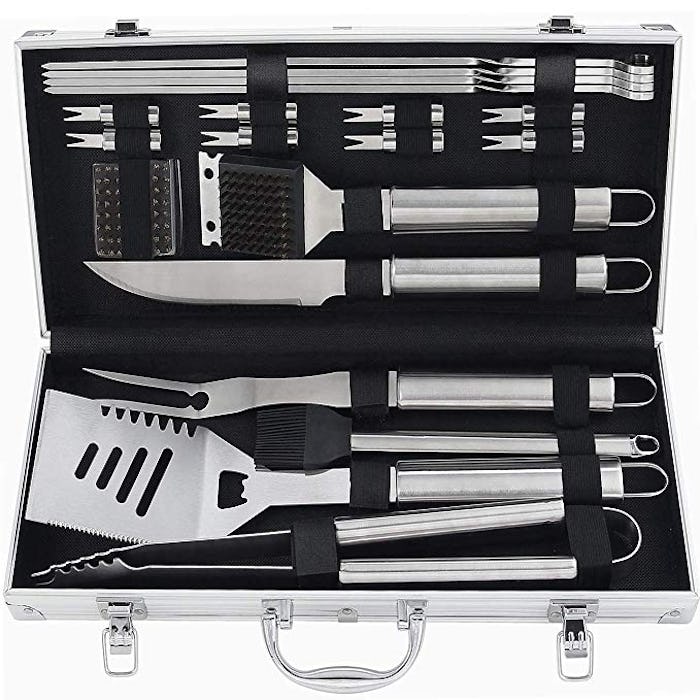 POLIGO 20pcs Barbecue Grill Utensils Kit