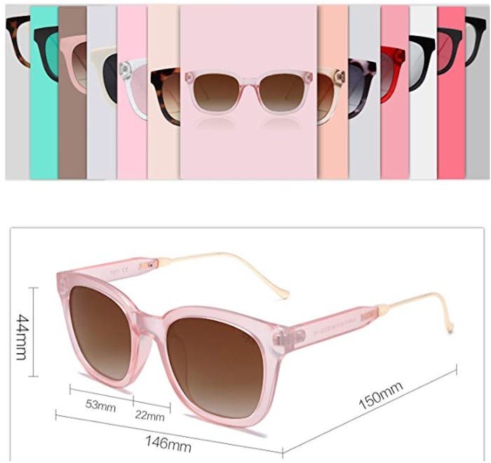 SOJOS Classic Square Polarized Sunglasses