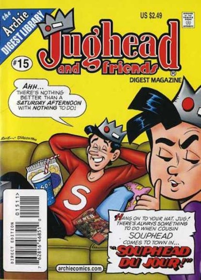 Jughead Jones has an identical cousin named Souphead in the Archie comics.