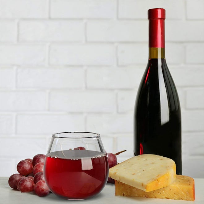 Zeppoli Stemless Wine Glasses (Set of 4)